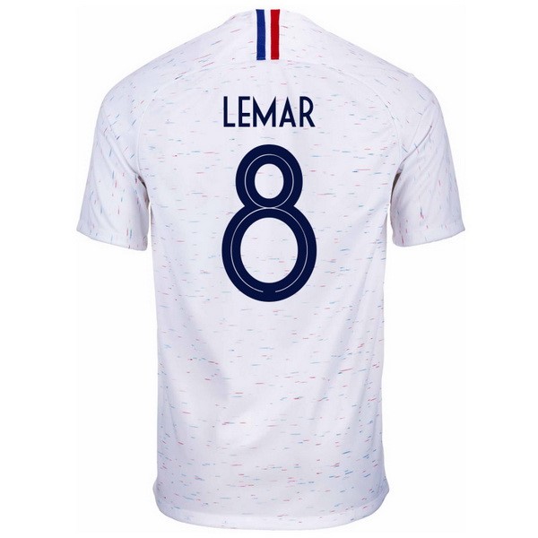 Camiseta Francia 2ª Lemar 2018 Blanco